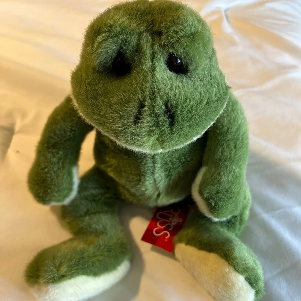 Russ Green Fraggles Frog Plush